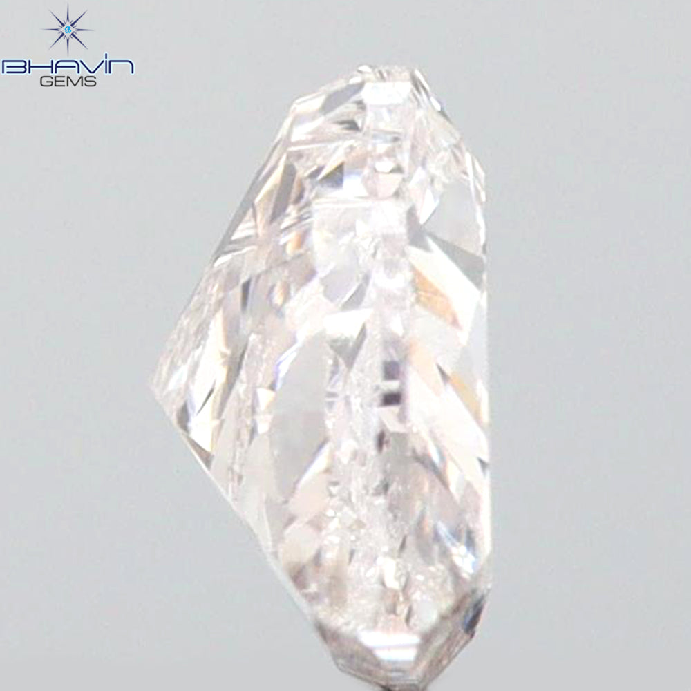 0.23 CT Heart Shape Natural Diamond Pink Color SI1 Clarity (3.98 MM)