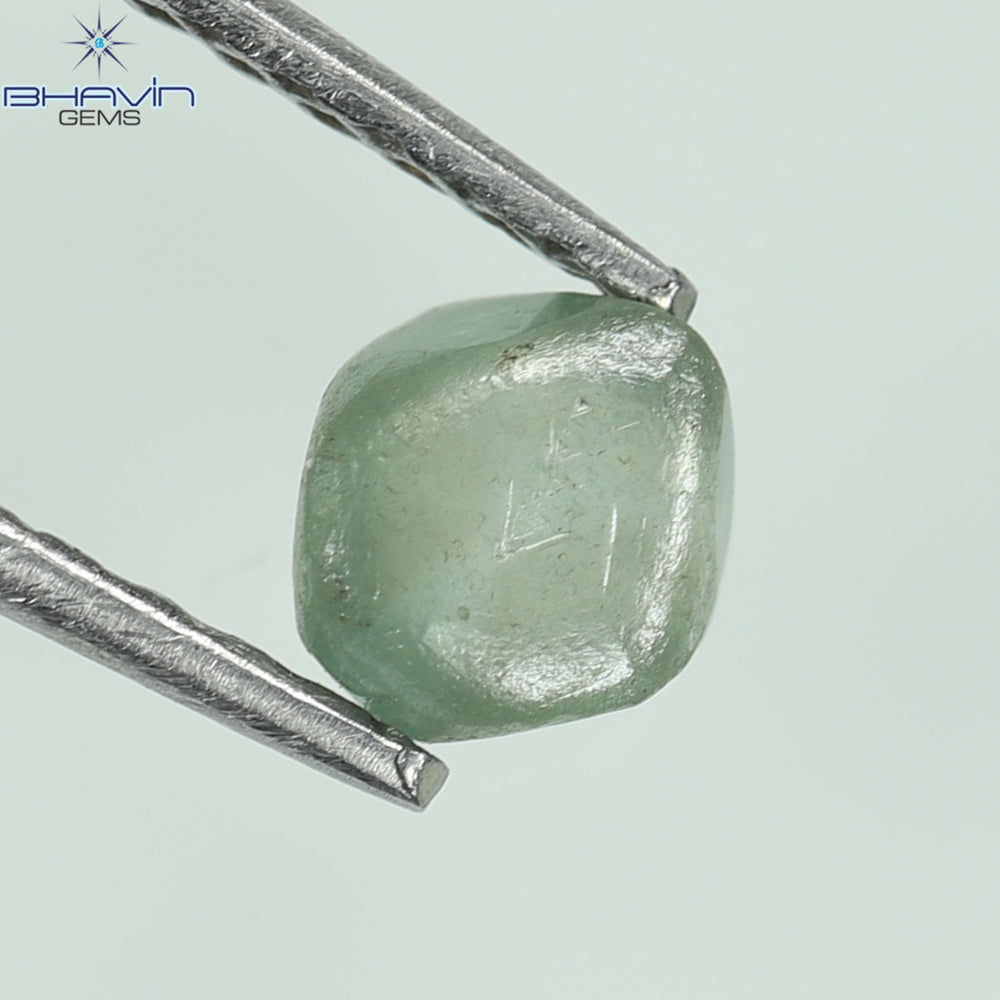 0.43 CT Rough Diamond Greenish blue Diamond Natural Diamond VS2 Clarity (4.26 MM)