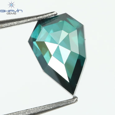 0.58 CT Shield Shape Natural Diamond White Color VS2 Clarity (6.41 MM)