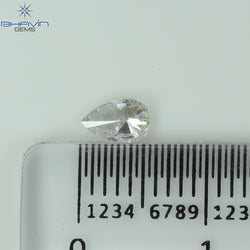 0.27 CT Pear Shape Natural Loose Diamond White Color I1 Clarity (5.50 MM)