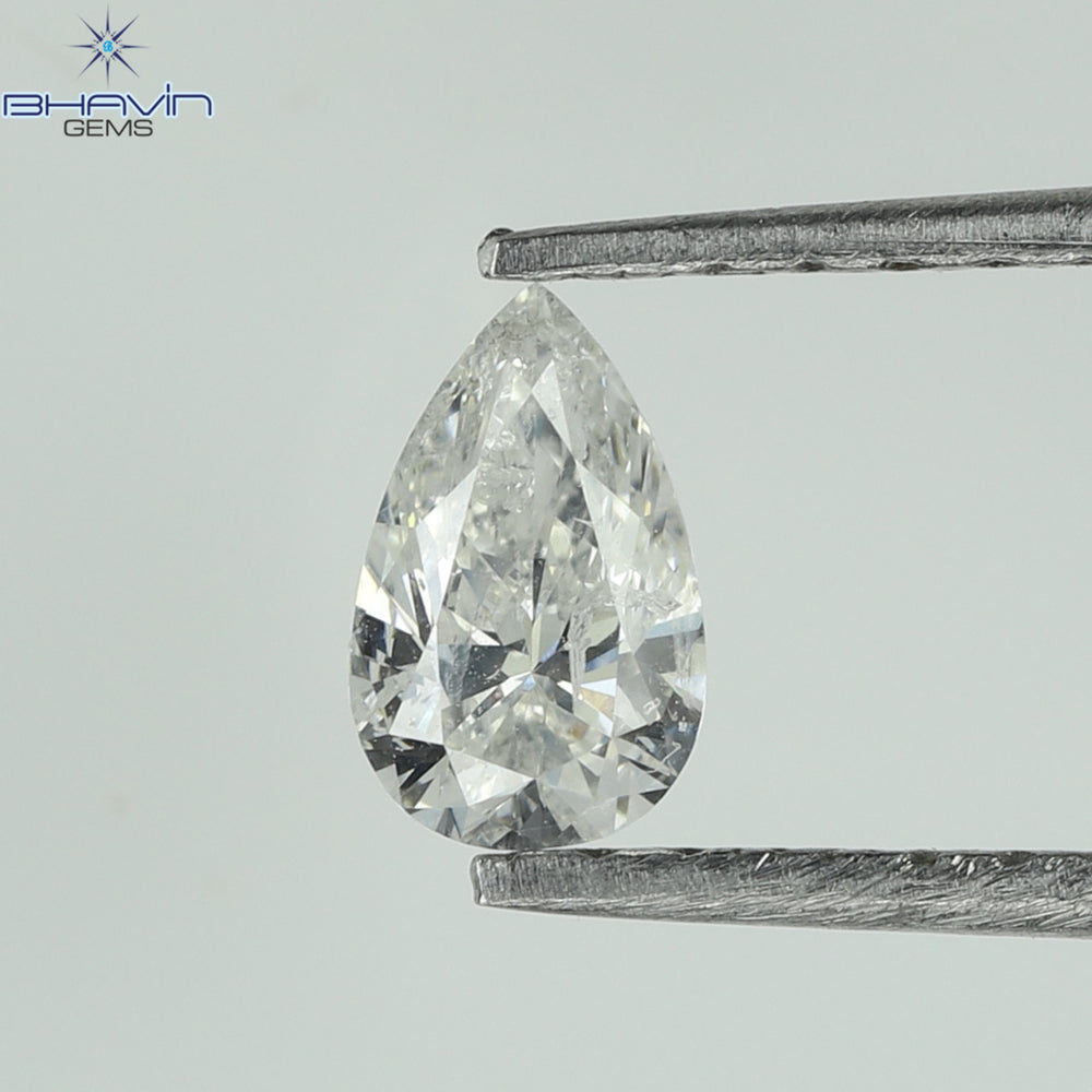 0.27 CT Pear Shape Natural Loose Diamond White Color I1 Clarity (5.50 MM)