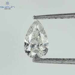 0.27 CT Pear Shape Natural Loose Diamond White Color I1 Clarity (5.50 MM)