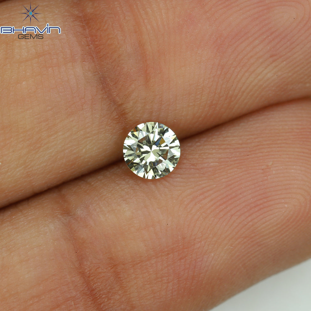 0.29 CT Round Shape Natural Loose Diamond White (M) Color VS1 Clarity (4.32 MM)