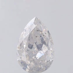 1.36 CT Pear Shape Natural Diamond White Color I1 Clarity (8.55 MM)