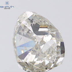 1.02 CT Heart Shape Natural Diamond Grey Color I1 Clarity (6.25 MM)
