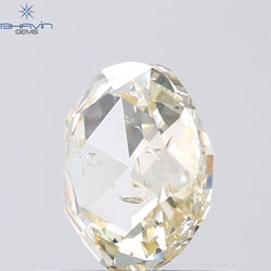 0.73 CT Round Rose Cut Natural Diamond White Color SI2 Clarity (5.96 MM)
