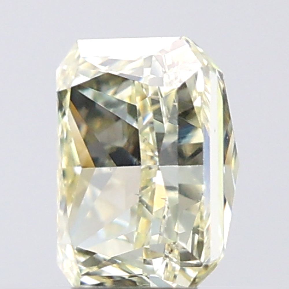 0.70 CT Radiant Shape Natural Diamond Yellow Color VVS1 Clarity (5.40 MM)