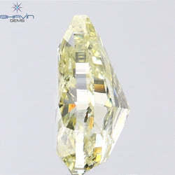1.01 CT Pear Shape Natural Diamond Yellow Color I1 Clarity (7.58 MM)