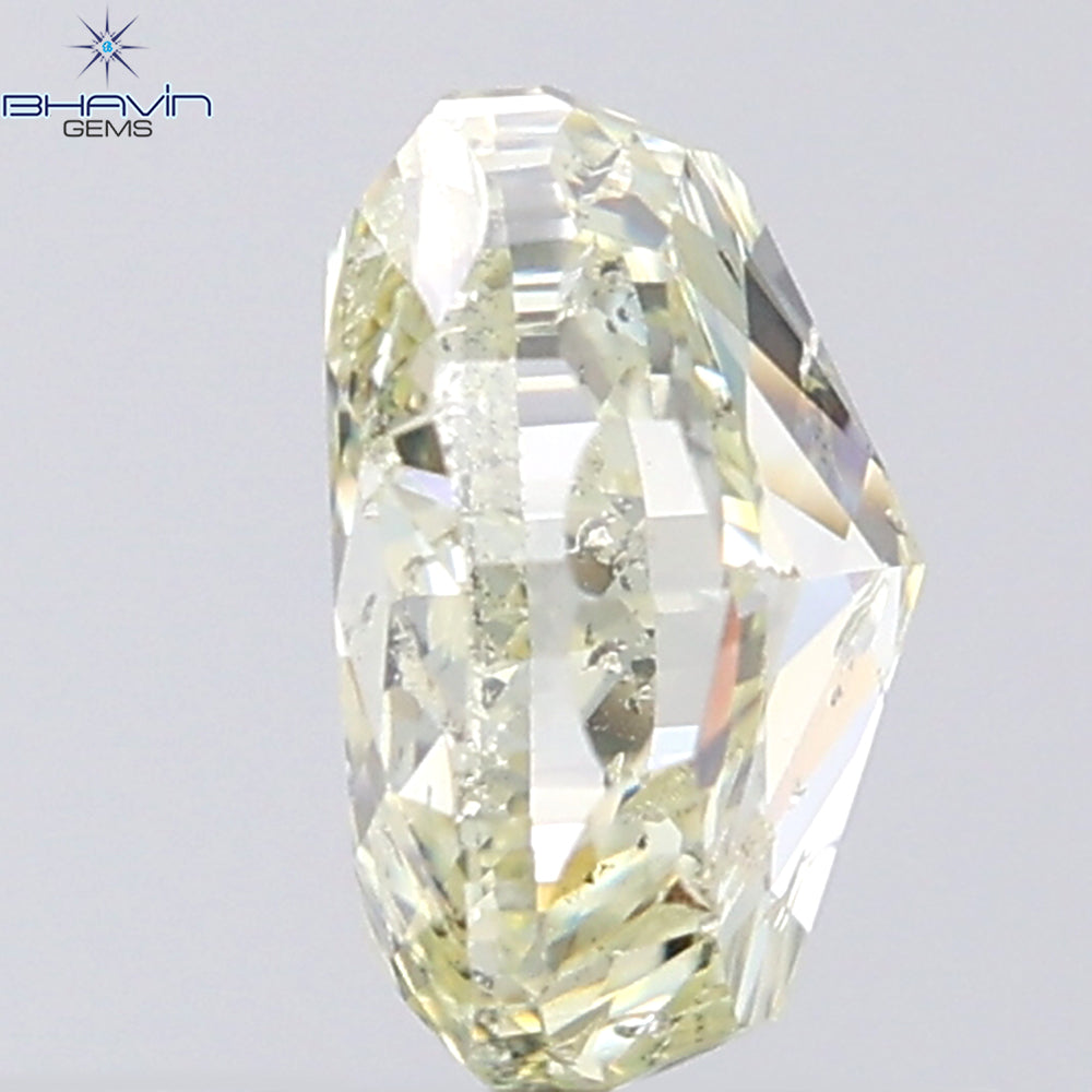 1.00 CT Oval Shape Natural Diamond Yellow Color SI1 Clarity (6.39 MM)
