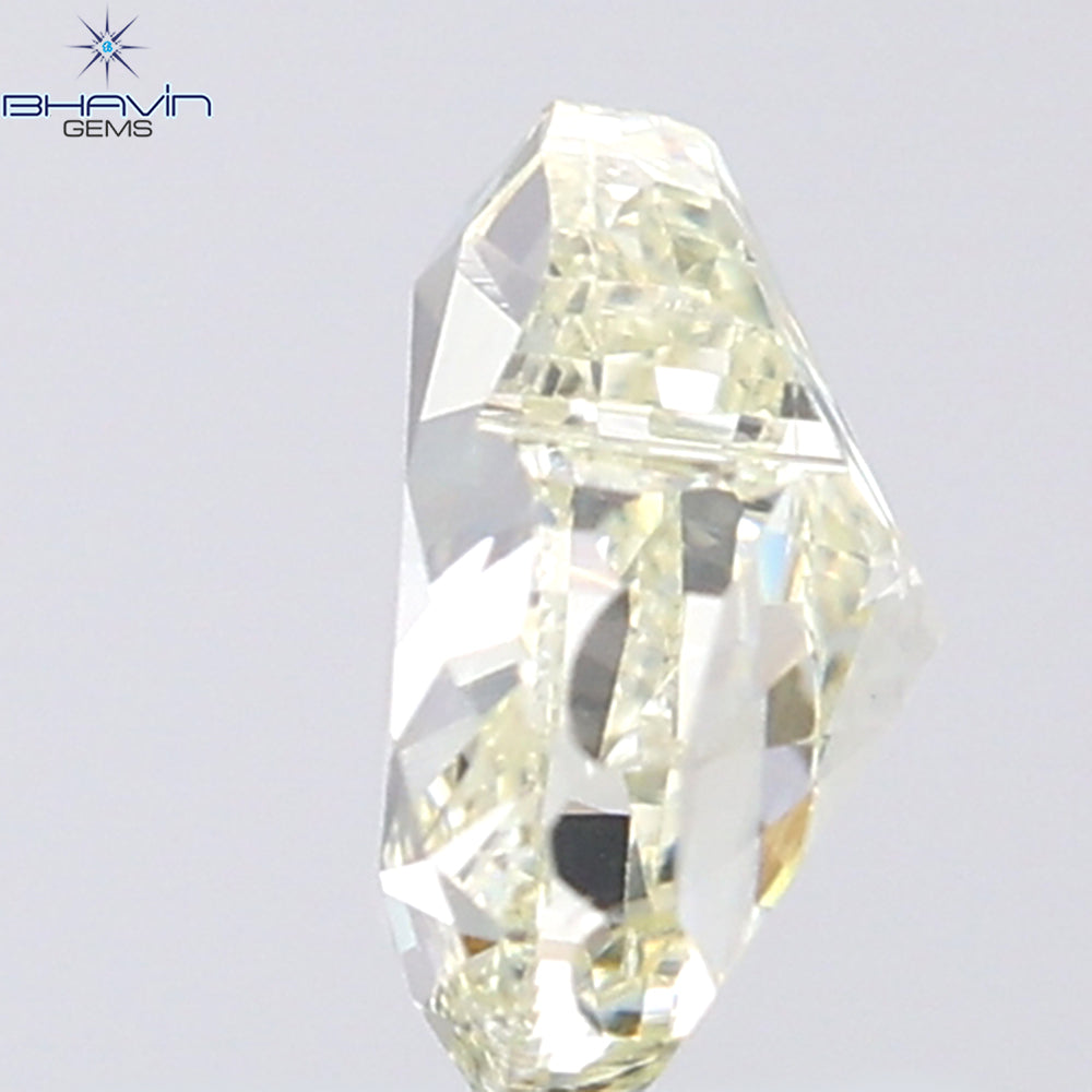 1.02 CT Heart Shape Natural Diamond Yellow Color SI1 Clarity (6.43 MM)