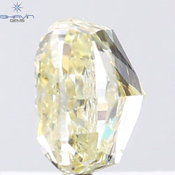 1.01 CT Cushion Shape Natural Diamond Yellow Color I1 Clarity (5.27 MM)