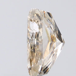 1.04 CT Radiant Shape Natural Diamond Brown Color I1 Clarity (6.39 MM)