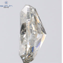 1.02 CT Oval Shape Natural Diamond Grey Color I2 Clarity (6.91 MM)