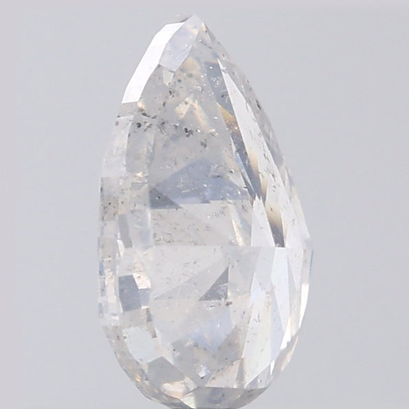 1.36 CT Pear Shape Natural Diamond White Color I1 Clarity (8.55 MM)