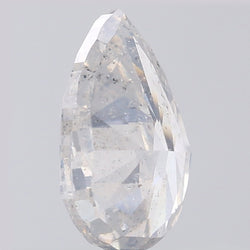 1.36 CT Pear Shape Natural Diamond White Color I1 Clarity (8.55 MM)