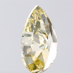 1.05 CT Pear Shape Natural Diamond Orange Yellow Color VS1 Clarity (8.17 MM)