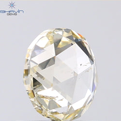 0.73 CT Round Rose Cut Natural Diamond White Color SI2 Clarity (5.96 MM)