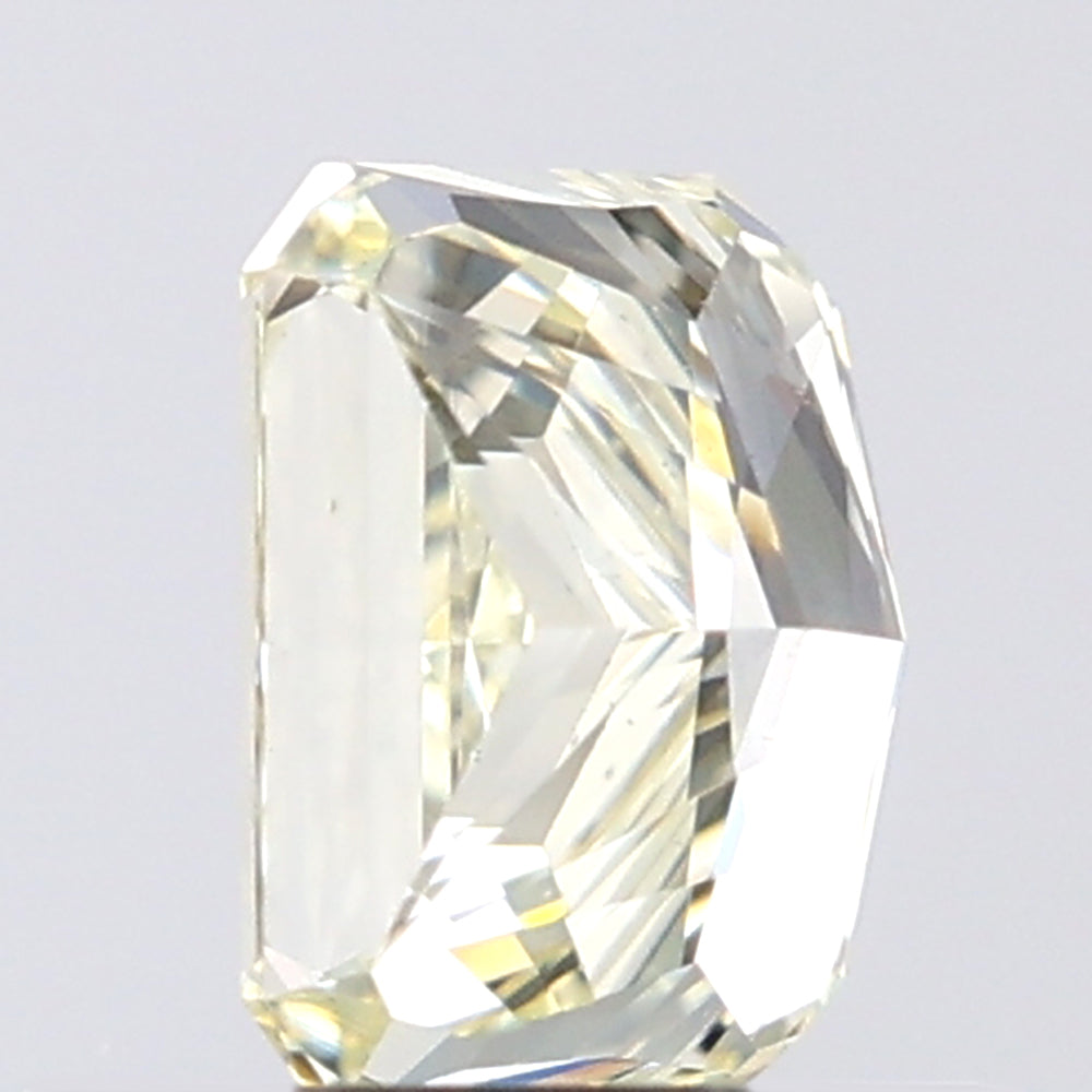0.70 CT Radiant Shape Natural Diamond Yellow Color VVS1 Clarity (5.40 MM)