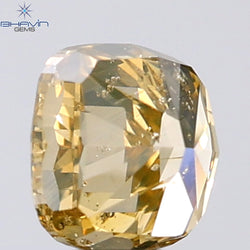 0.83 CT Cushion Shape Natural Diamond Brown Color SI2 Clarity (4.95 MM)