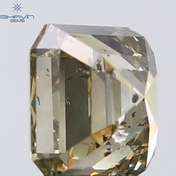1.01 CT Asscher Shape Natural Diamond Gray Color SI2 Clarity (5.16 MM)