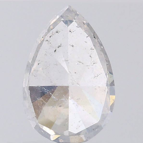 1.36 CT Pear Shape Natural Diamond White Color I1 Clarity (8.55 MM)