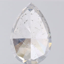 1.36 CT Pear Shape Natural Diamond White Color I1 Clarity (8.55 MM)