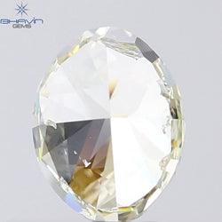 1.00 CT Oval Shape Natural Diamond Yellow Color SI1 Clarity (6.39 MM)