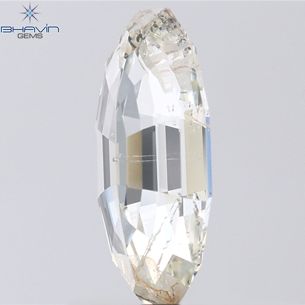 2.20 CT Oval Shape Natural Diamond White Color I2 Clarity (12.30 MM)