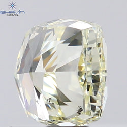 1.02 CT Cushion Shape Natural Diamond Yellow Color SI1 Clarity (5.35 MM)