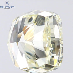 1.02 CT Cushion Shape Natural Diamond Yellow Color VS1 Clarity (5.31 MM)