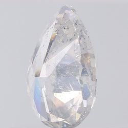 1.36 CT Pear Shape Natural Diamond White Color I1 Clarity (8.55 MM)