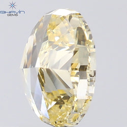 1.01 CT Oval Shape Natural Diamond Orange Color VS2 Clarity (7.11 MM)