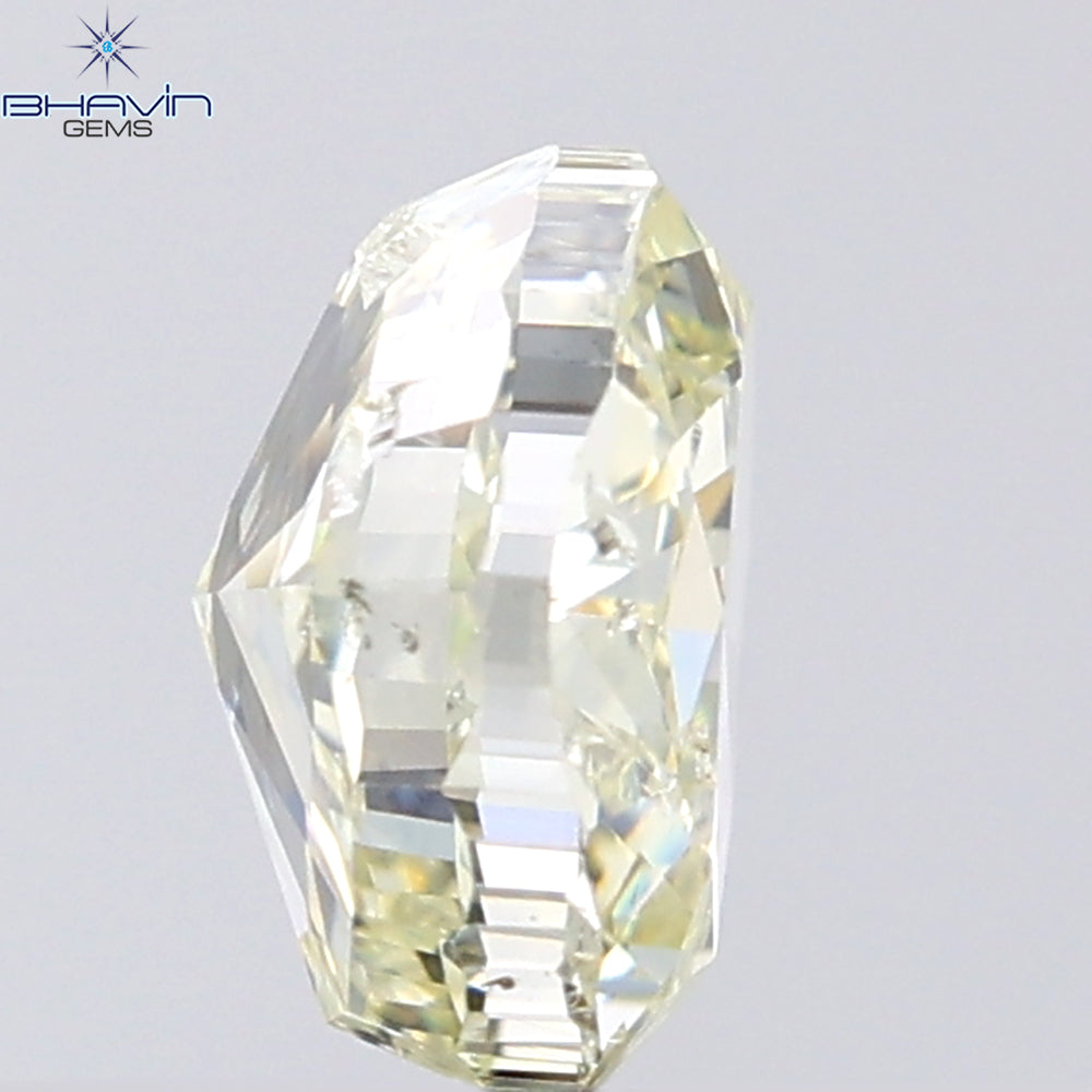 1.00 CT Oval Shape Natural Diamond Yellow Color SI1 Clarity (6.39 MM)