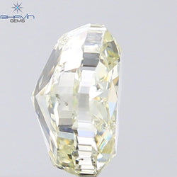 1.00 CT Oval Shape Natural Diamond Yellow Color SI1 Clarity (6.39 MM)