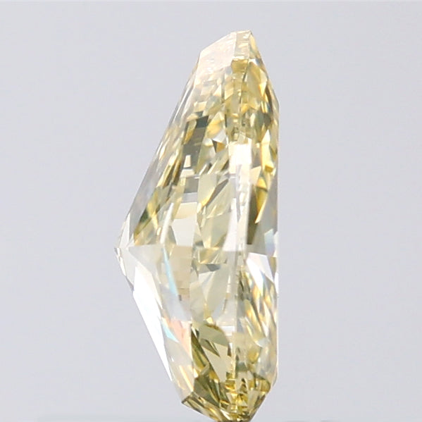 1.05 CT Pear Shape Natural Diamond Orange Yellow Color VS1 Clarity (8.17 MM)