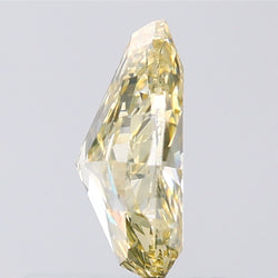 1.05 CT Pear Shape Natural Diamond Orange Yellow Color VS1 Clarity (8.17 MM)