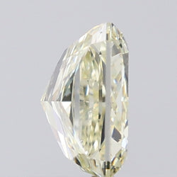 0.70 CT Radiant Shape Natural Diamond Yellow Color VVS1 Clarity (5.40 MM)
