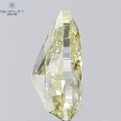 1.01 CT Pear Shape Natural Diamond Yellow Color I1 Clarity (7.58 MM)