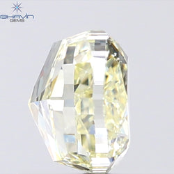 1.02 CT Cushion Shape Natural Diamond Yellow Color VS1 Clarity (5.31 MM)