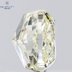 1.02 CT Cushion Shape Natural Diamond Yellow Color SI1 Clarity (5.35 MM)