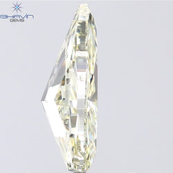 1.00 CT Pear Shape Natural Diamond Yellow Color VVS1 Clarity (8.95 MM)