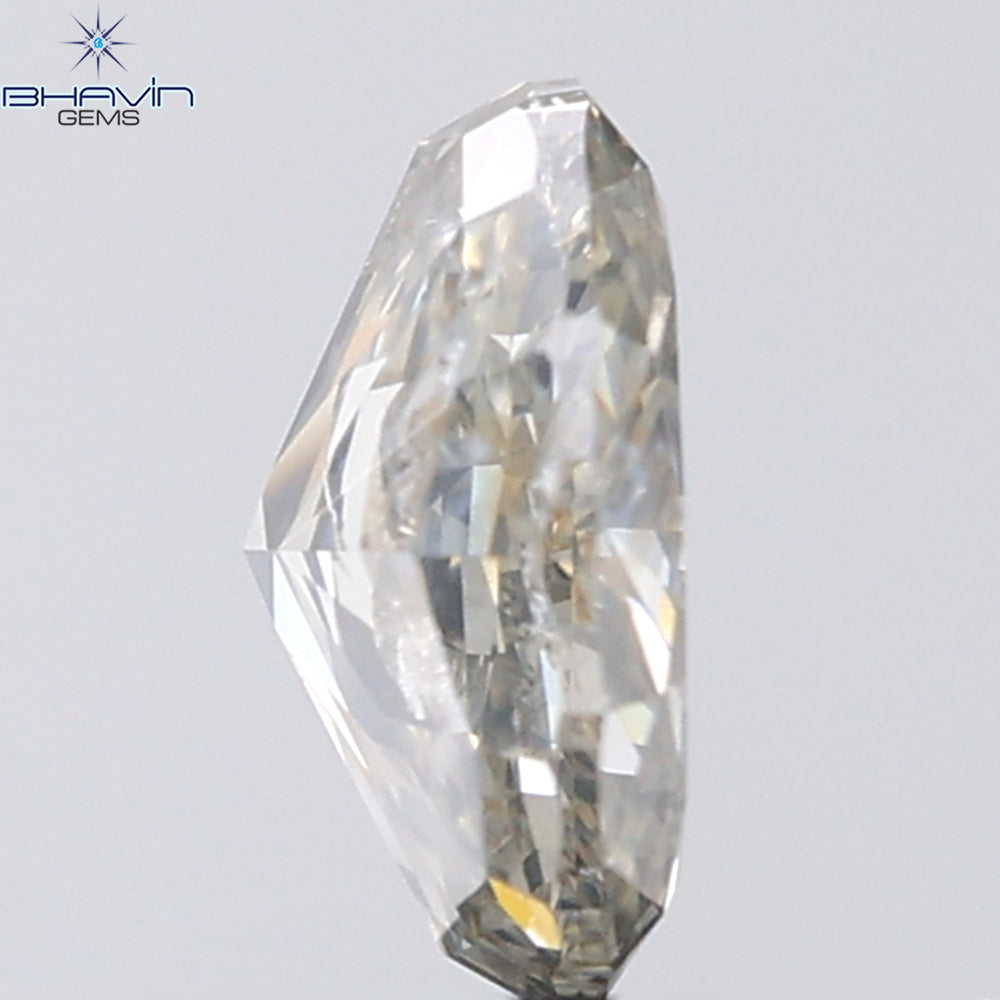 1.02 CT Oval Shape Natural Diamond Grey Color I2 Clarity (6.91 MM)