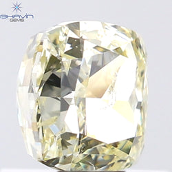 1.01 CT Cushion Shape Natural Diamond Yellow Color I1 Clarity (5.27 MM)