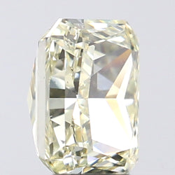 0.70 CT Radiant Shape Natural Diamond Yellow Color VVS1 Clarity (5.40 MM)