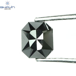 0.63 CT ラディアント シェイプ ナチュラル ダイヤモンド グリーン カラー I3 クラリティ (6.40 MM)