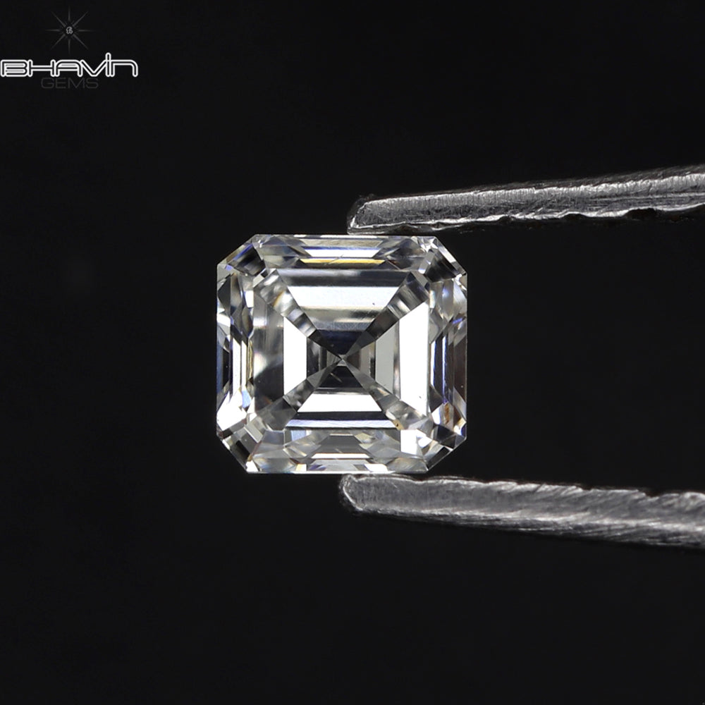 0.25 CT Asscher Shape White (G+) Color Natural Loose Diamond VVS-VS Clarity (3.60 MM)