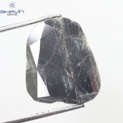 1.78 CT Slice Shape Natural Diamond Brown Color I3 Clarity (13.00 MM)