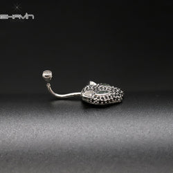18K/3g leopard Belly Button Ring, Belly Button Jewelry Ring, Belly Button Rings