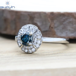 Round Shape Diamond Engagement Ring And Wedding Diamond Ring