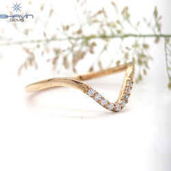 Copy of Round Diamond White (G-H) Diamond Natural Diamond Ring Gold Ring Engagement Ring